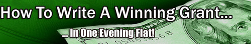 Product picture How To Write A Winning Grant Application In One Evening!